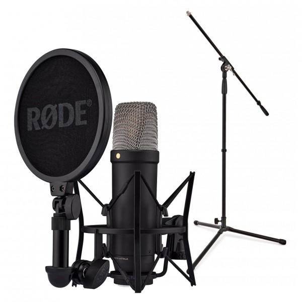 Rode NT1 Gen 5 Vocal Recording Pack with Mic Stand black